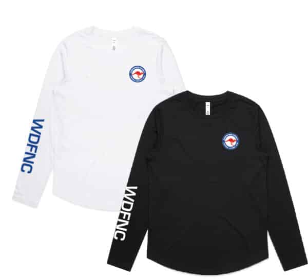 Ladies Maple Curve L/S Tee - WDFNC