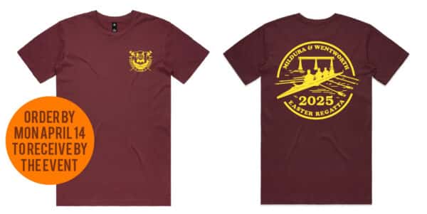 Unisex 2025 Celebration T-Shirt - Mildura Rowing Club