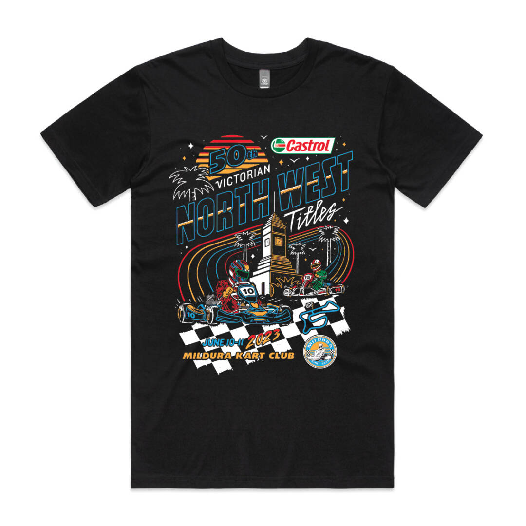 Born To Race Forced To Work Herren T-Shirt – Lustiges Karting-Motiv, 100% Baumwolle, Regular Fit