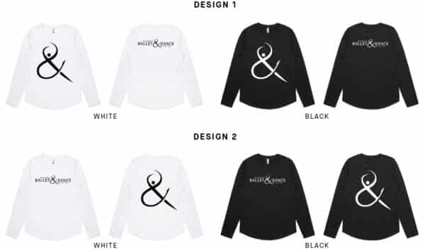 Ladies Curve Long Sleeve - Mildura Ballet & Dance Guild - Image 2