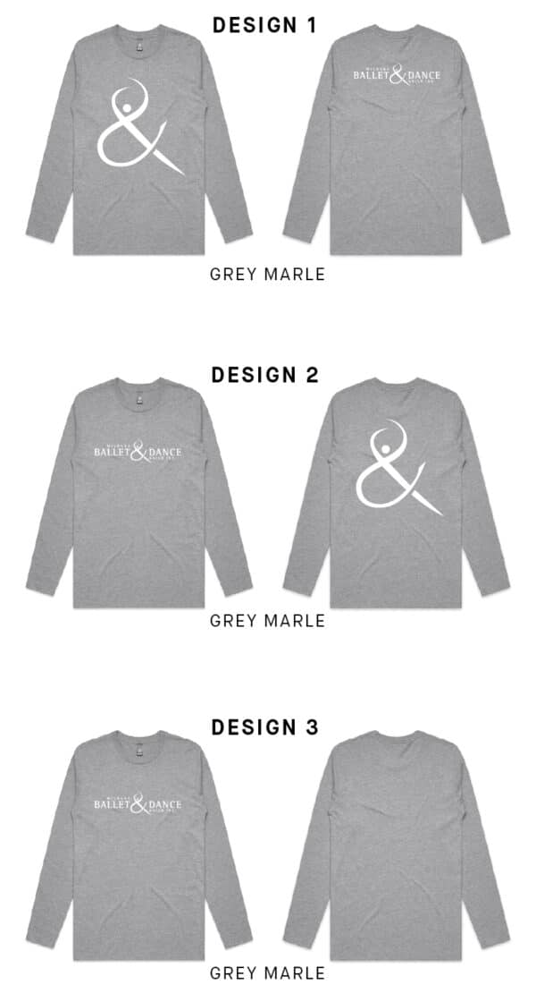 Mens Base Long Sleeve - Mildura Ballet & Dance Guild - Image 3