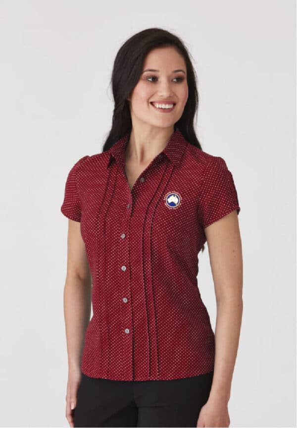 Ladies SPOT Shirt (Red - Registered Nurse) - SouthernCC