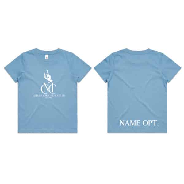 Kids Blue Staple Tshirt – Mildura Calisthenics Club