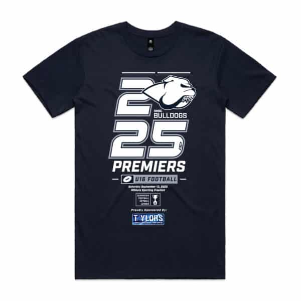 MENS 2025 “U16’S” PREMIERSHIP TSHIRT – SMSC