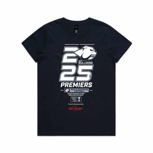 LADIES 2025 “RESERVES” PREMIERSHIP TSHIRT – SMSC