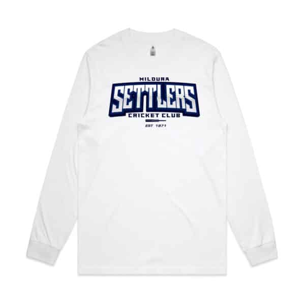 Mens Cuff Long Sleeve Graphic Tshirt - Setts