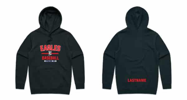 Unisex Stencil Hoodie – EAGLES - Image 2