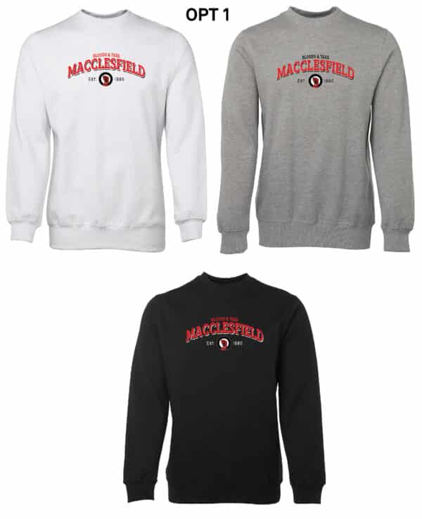 ADULTS CREW JUMPER – MACCY FC - Image 2