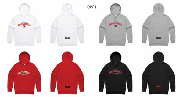Unisex Stencil Hoodie – Macclesfield Football Club (Maccy FC) - Image 2