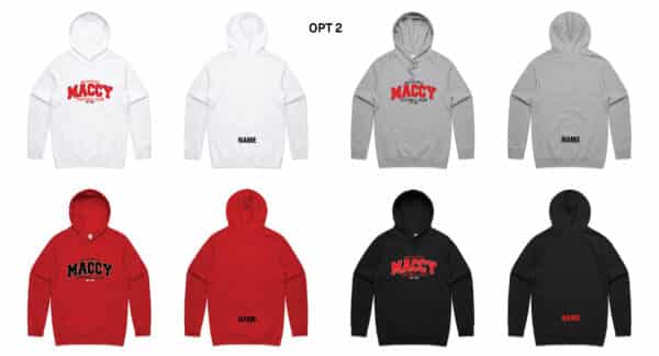 Unisex Stencil Hoodie – MACCY FC - Image 3