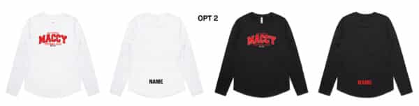 Ladies Curve Long Sleeve T-Shirt – Macclesfield Football Club (Maccy FC) - Image 3