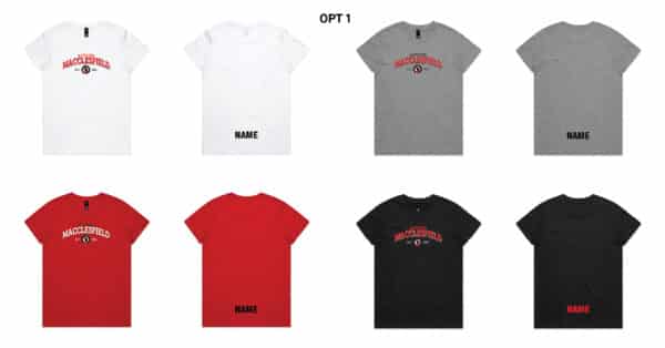 Ladies Maple T-Shirt – Macclesfield Football Club (Maccy FC) - Image 2