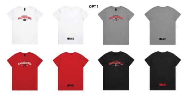 Ladies Maple T-Shirt – MACCY FC - Image 2